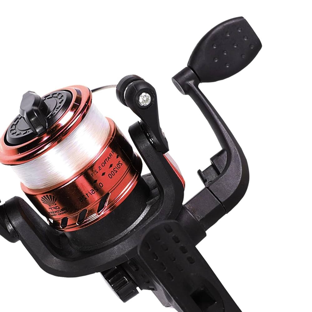 フィッシングリール 黒 コンパクト スピニングリール